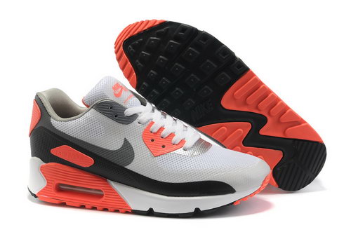 Nike Air Max 90 Mens Black Orange Grey Low Price